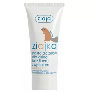 ziajka - pasta do zębów dla dzieci bez fluoru z xylitolem, 50 ml