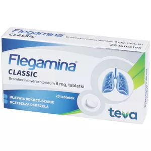 Flegamina Classic 8 mg, 20 tabletek