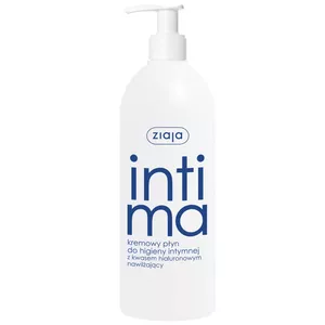 ziaja intima - kremowy płyn do higieny intymnej z kwasem hialuronowym, 500 ml