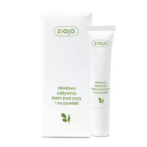ziaja oliwkowa - oliwkowy odżywczy krem pod oczy i na powieki, 15 ml
