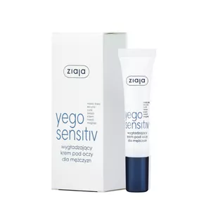 ziaja yego sensitiv - wygładzający krem pod oczy dla mężczyzn, 15 ml