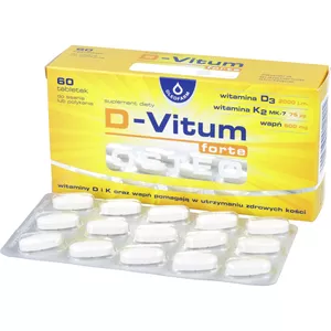 D-Vitum Forte Osteo, 60 tabletek