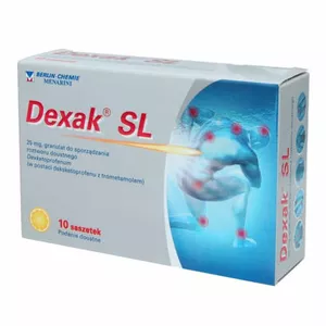 Dexak SL 25 mg, 10 saszetek