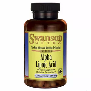 Swanson Alfa Lipoic Acid 300 mg, 120 kapsułek