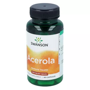 Swanson Acerola 500 mg, 60 kapsułek