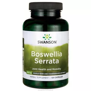 Swanson Boswellia Serrata - esktrakt, kapsułki 200 mg, 120 sztuk