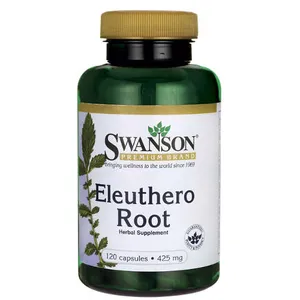 Swanson Eleuthero Root - żeń-szeń syberyjski 425 mg, 120 kapsułek