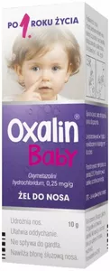 Oxalin Baby 0,25 mg/g, żel do nosa, 10 g