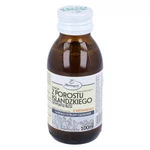 Herbapol Kraków, Syrop z porostu islandzkiego i kwiatu bzu z witaminą C, 100 ml