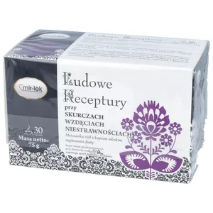 Ludowe Receptury, przy Skurczach, Wzdęciach, Niestrawnościach, 30 saszetek