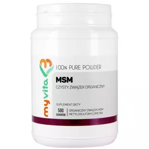 MyVita MSM, czysty związek organiczny, 500 g