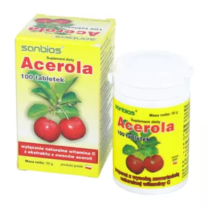 Sanbios Acerola, 100 tabletek