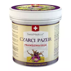 Herbamedicus - Czarci Pazur - prawdziwa ulga, zawiera rutynę i zioła, 250 ml