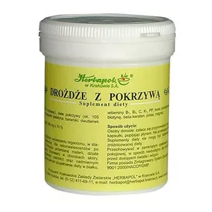 Herbapol Kraków drożdże z pokrzywą, 120 kapsułek