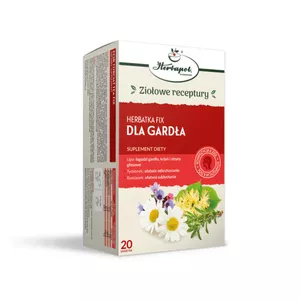 Herbapol Kraków Herbatka fix, Dla Gardła, 20 saszetek