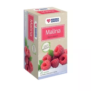 Rodzina Zdrowia - Malina herbatka, saszetki, 20 sztuk