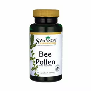 SWANSON Bee Pollen - pyłek pszczeli 400 mg, kapsułki, 100 sztuk