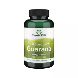 Swanson Guarana (0,5 g), 100 kapsułek