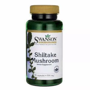 Swanson Shiitake Mushroom - grzybek shitake, kapsułki, 60 sztuk