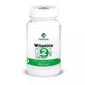 MedFuture Witamina K2 MK-7 z soi natto, 120 tabletek
