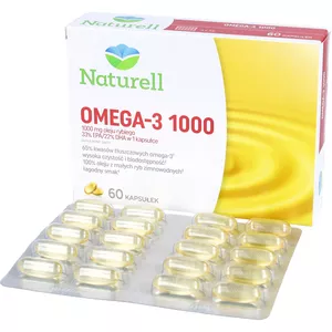 Naturell Omega-3 1000, 60 kapsułek
