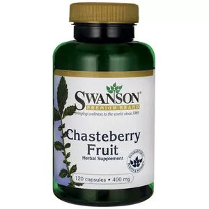 Swanson Chasteberry Fruit - niepokalanek, kapsułki, 120 sztuk