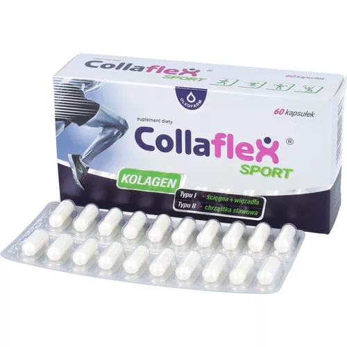 Collaflex Sport, kolagen, 60 kapsułek
