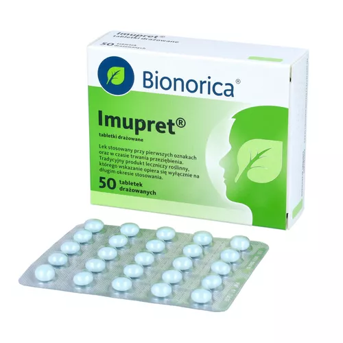 Imupret, 50 tabletek drażowanych