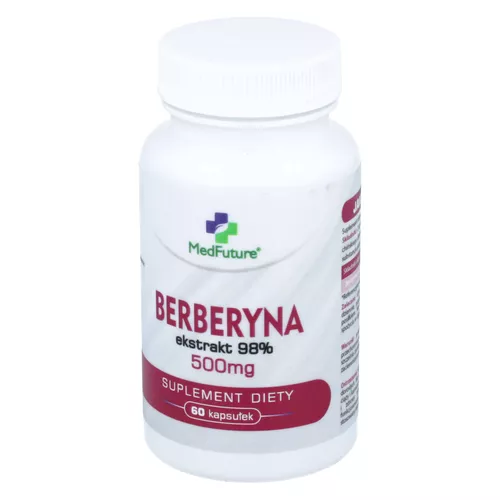 MedFuture Berberyna Esktrakt 98% 500 mg, 60 kapsułek