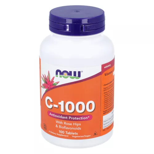 NOW FOODS, C-1000 Antioxidant Protection ,witamina C z dziką różą i bioflawonoidami, 100 tabletek
