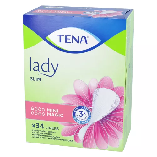 TENA Lady Slim Mini Magic - wkładki anatomiczne, 34 sztuki