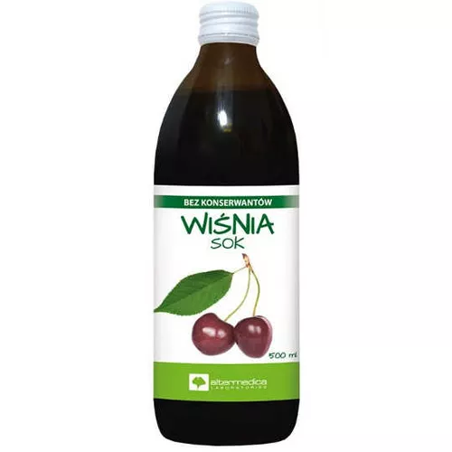 WIŚNIA - sok z wiśni, bez konserwantów, 500 ml