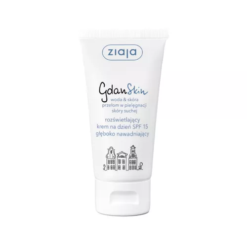 ziaja GdanSkin - krem rozświetlający na dzień SPF15, 50 ml