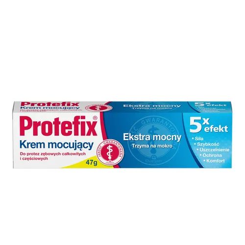 Protefix - krem mocujacy do protez o smaku neutralnym, ekstra-mocny, 47 g