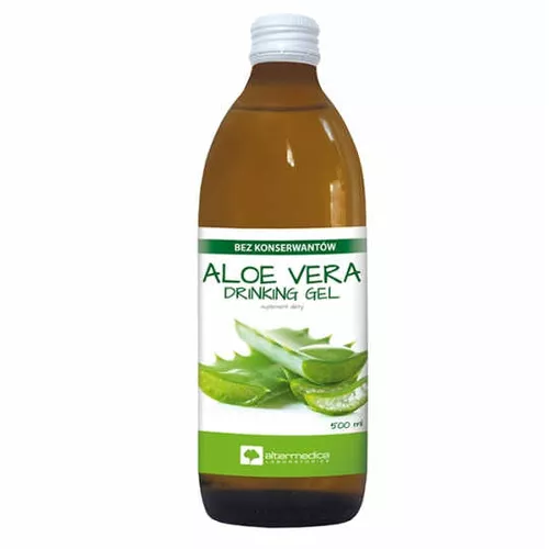 Alter Medica Aloe Vera Drinking Gel, sok z aloesu, 500 ml