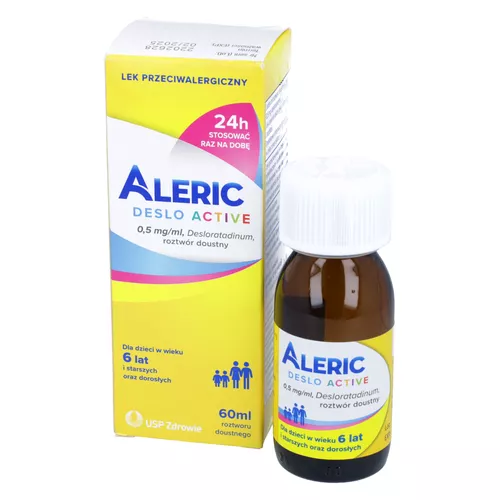 Aleric Deslo Active 0,5 mg/ml, roztwór doustny, 60 ml