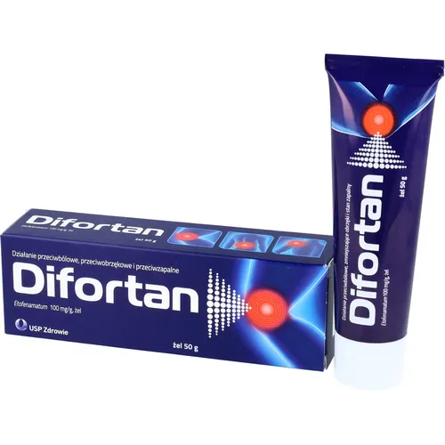 Difortan 100 mg/g, żel, 50 g