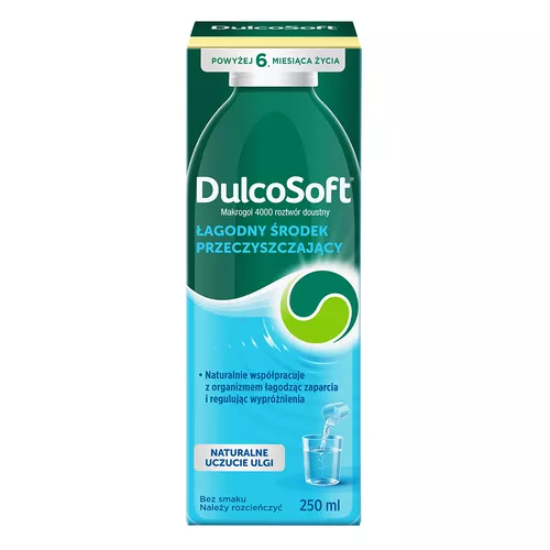 Dulcosoft na zaparcia i wypróżnianie w formie płynu, 250 ml