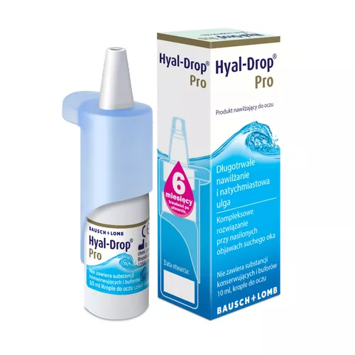 Hyal-Drop Pro - krople do oczu, 10 ml