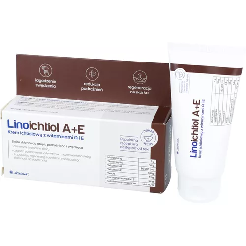 Linoichtiol A+E - krem ichtiolowy z witaminą A i E, 50 g