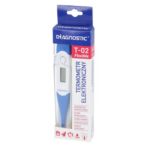 DIAGNOSTIC T-02 - termometr elektroniczny, 1 sztuka