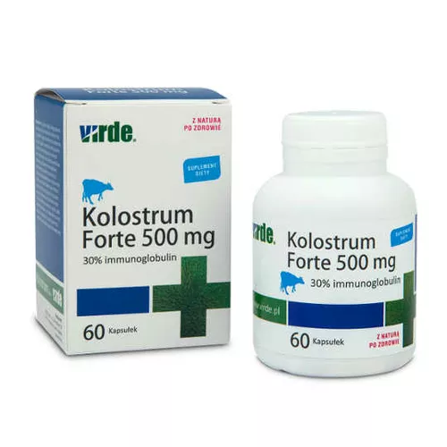 Virde Kolostrum Forte 500 mg, 60 kapsułek