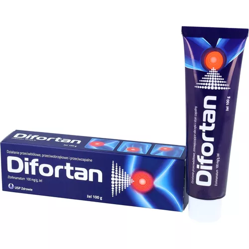 Difortan 100 mg/g, żel, 100 g