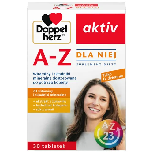 Doppelherz Aktiv A-Z dla Niej - tabletki, 30 sztuk