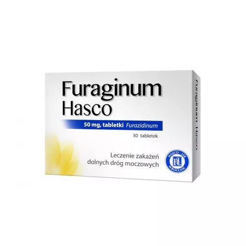 Furaginum Hasco 50 mg, 30 tabletek