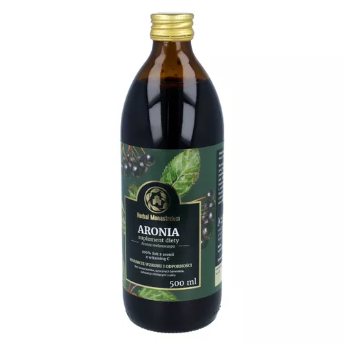 Herbal Monasterium sok z aronii, 500 ml