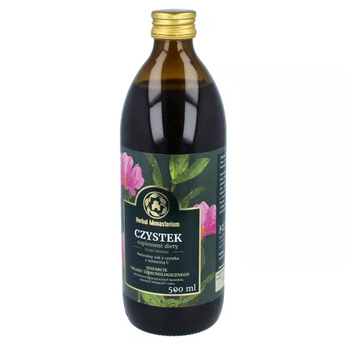 Herbal Monasterium sok z czystka, 500 ml