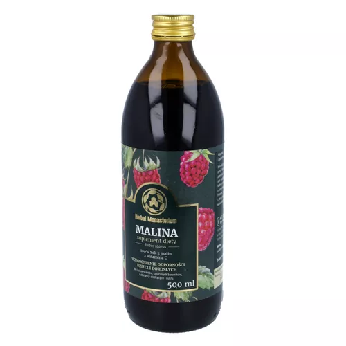 Herbal Monasterium sok z malin, 500 ml