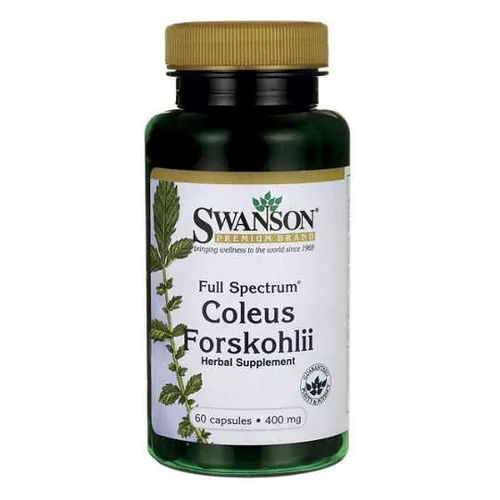 Swanson Full Spectrum Coleus Forskohlii - pokrzywa indyjska, kapsułki, 60 sztuk