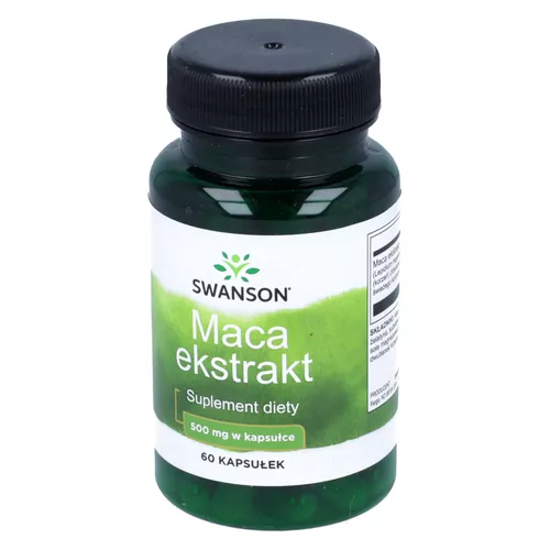 Swanson Maca 500 mg, 60 kapsułek